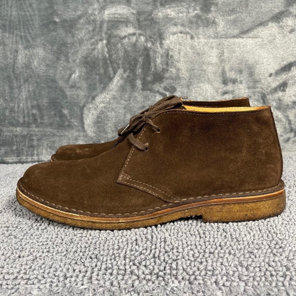 Astorflex Greenflex Dark Brown Suede Chukka Desert Boots Made in Italy Mens 43
